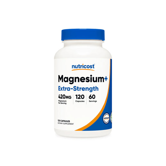 Nutricost Magnesium+ Extra Strength (420MG) Capsules