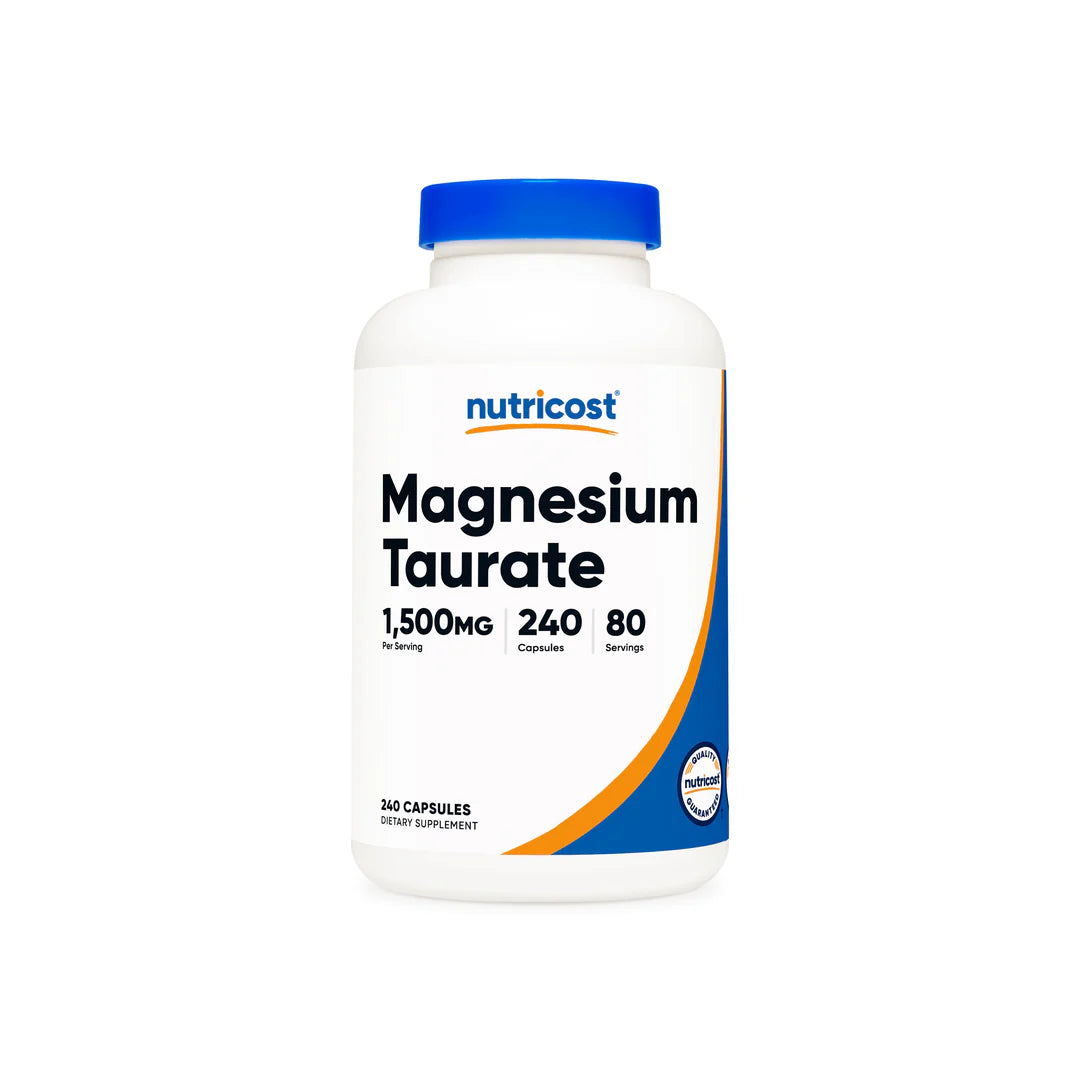 Nutricost Magnesium Taurate Capsules (1500 MG) (240 Capsules )