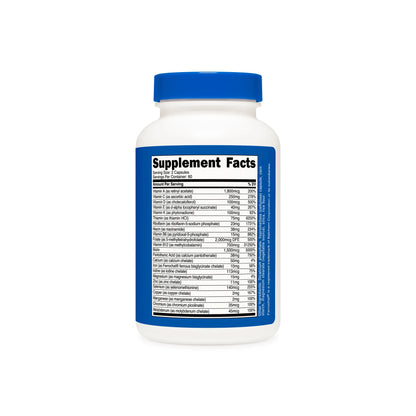 Nutricost Methylated Multivitamin Capsules (120 Capsules)