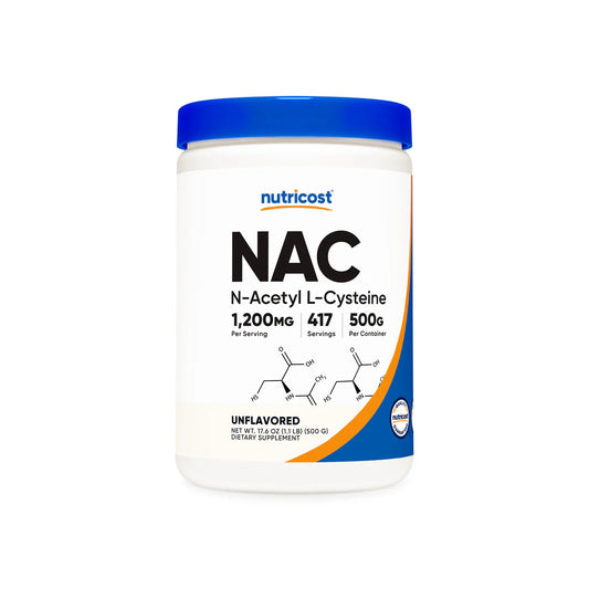 Nutricost N-Acetyl L-Cysteine (NAC) Powder (Vegan)