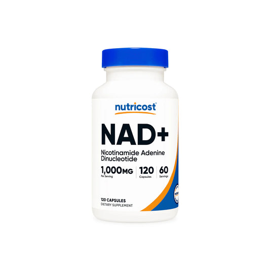 Nutricost NAD+ (Nicotinamide Adenine Dinucleotide) Capsules (120 Capsules)