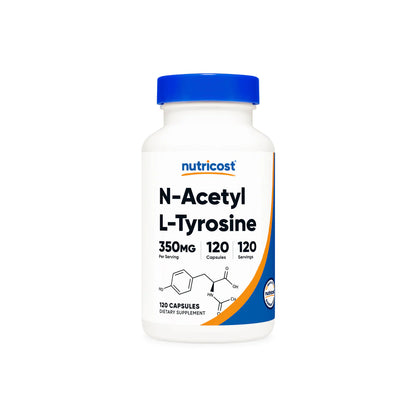 Capsules de N-acétyl L-Tyrosine (NALT) (350 MG) (120 capsules)