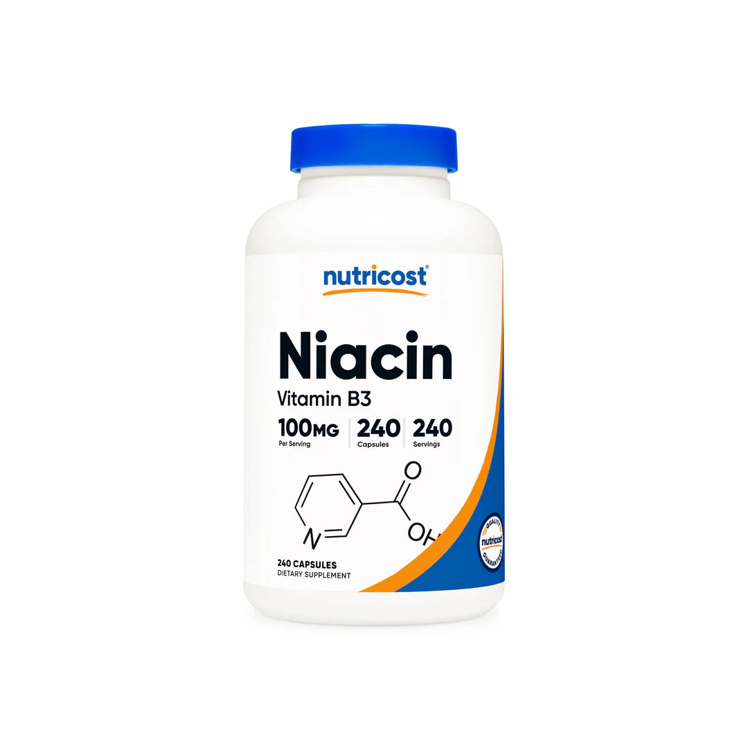 Capsules de vitamine B3 (niacine) (240 gélules)