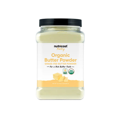 Nutricost Pantry Organic Grass-Fed Butter Powder (1.5 LB)