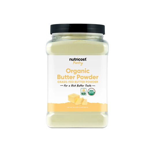 Nutricost Pantry Organic Grass-Fed Butter Powder (1.5 LB)