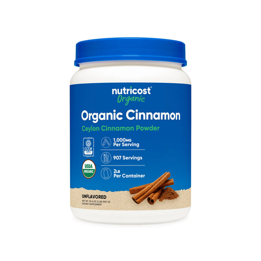 Nutricost Organic Ceylon Cinnamon Powder (2 LB)