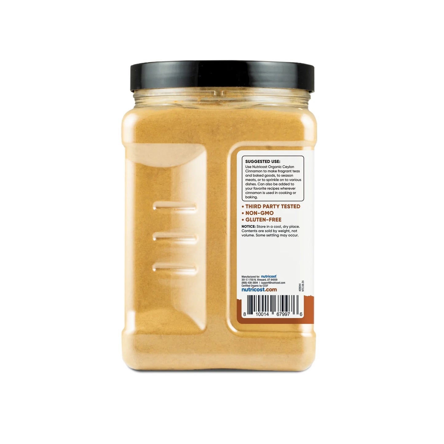 Nutricost Pantry Organic Ceylon Cinnamon (2 LB)