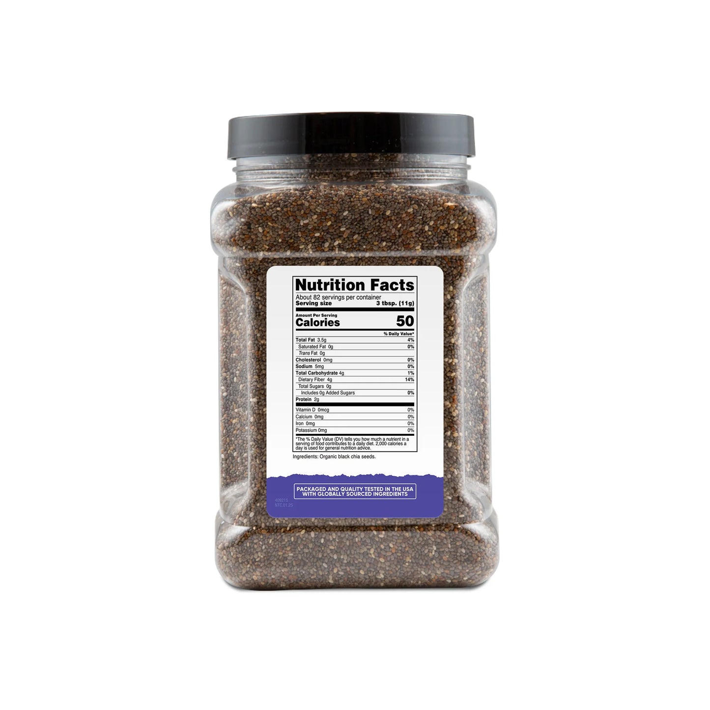 Nutricost Pantry Organic Chia Seed (2 LB)