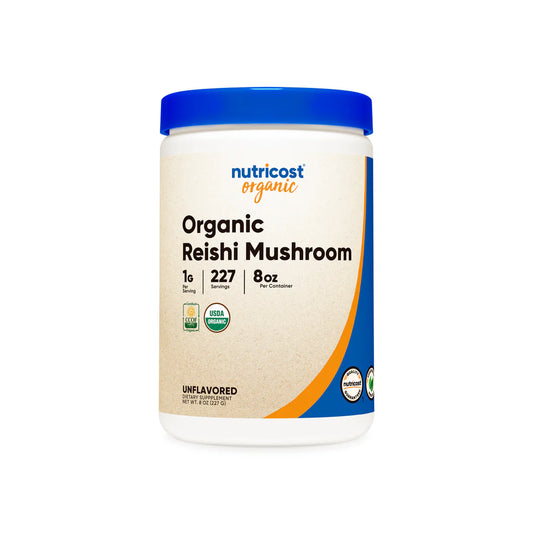 Nutricost Organic Reishi Mushroom Powder (8 OZ)