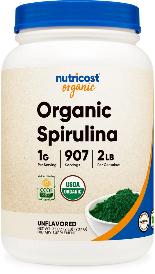 Nutricost Organic Spirulina Powder
