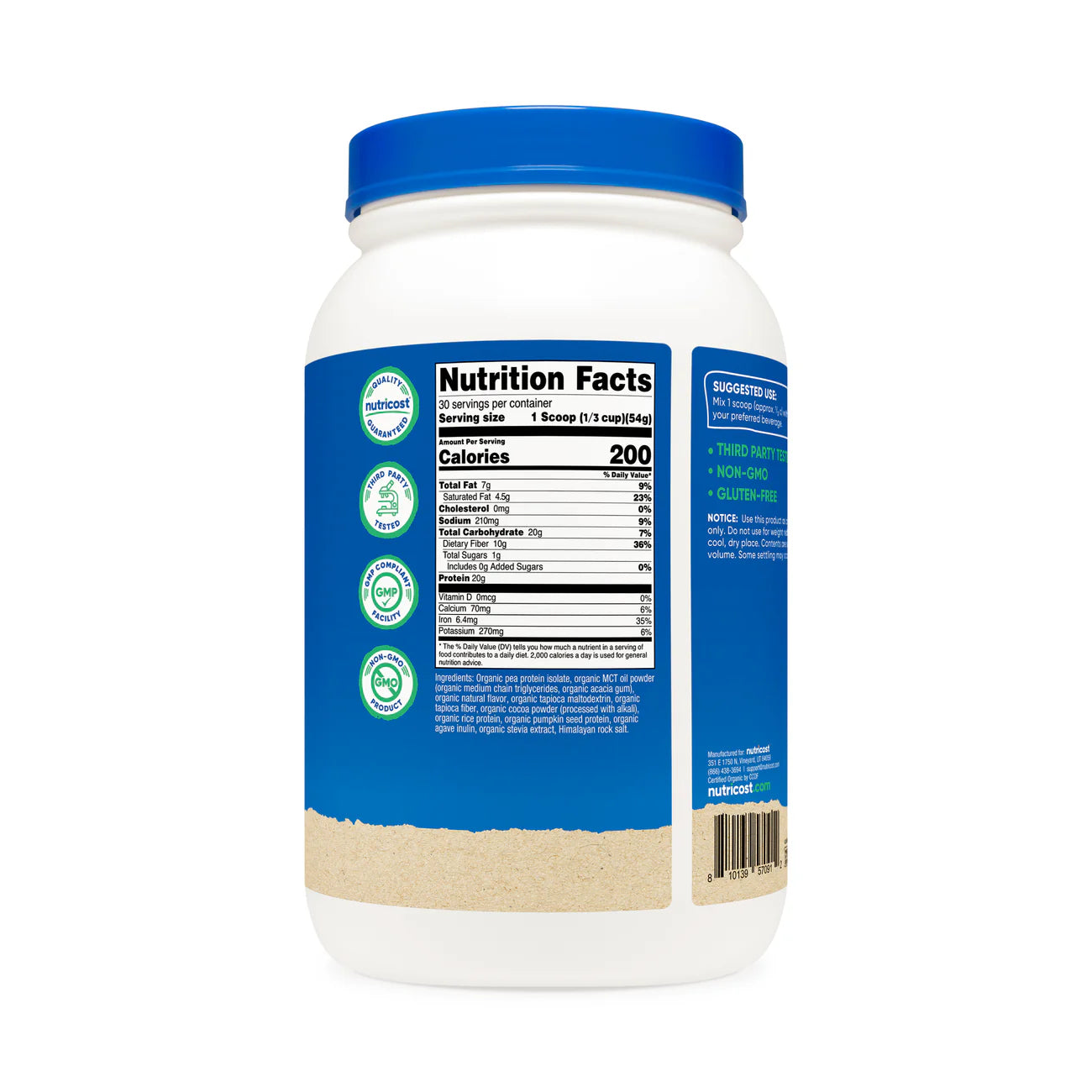 Nutricost Organic Vegan Meal Replacement Shake
