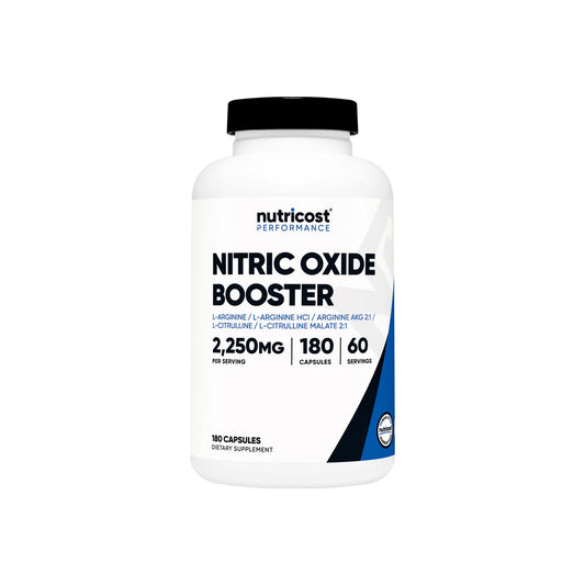 Nutricost Nitric Oxide Booster Capsules (180 Capsules)