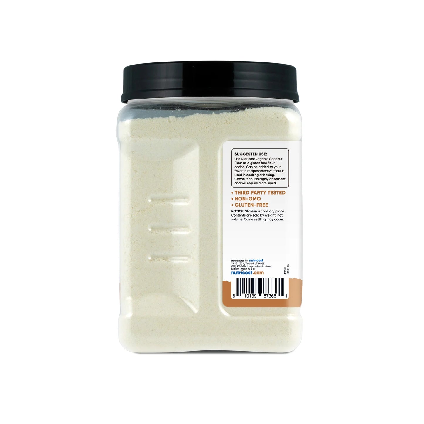Nutricost Pantry Organic Coconut Flour (2 LB)