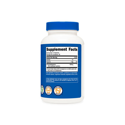 Nutricost Phosphatidylserine Capsules (120 Capsules)