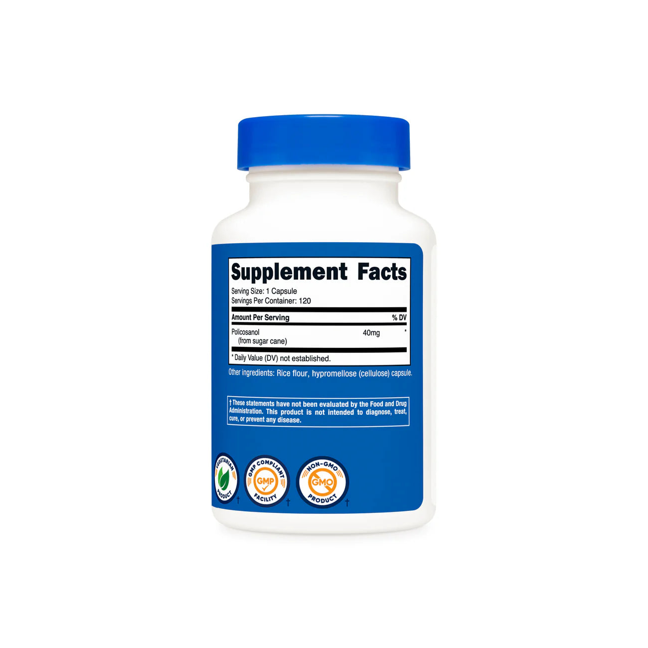 Nutricost 聚二十烷醇胶囊（120粒胶囊） 