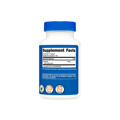 Nutricost 聚二十烷醇胶囊（120粒胶囊） 