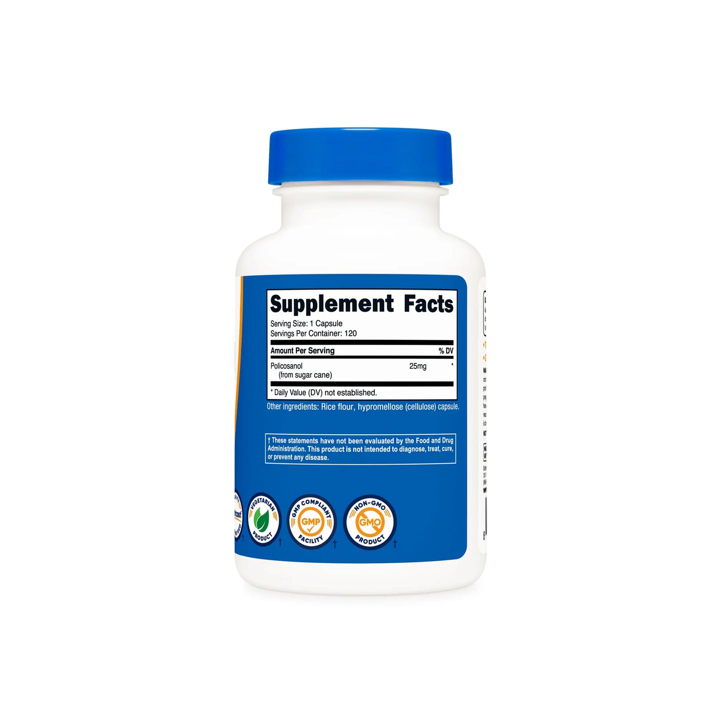 Nutricost 聚二十烷醇胶囊（120粒胶囊） 