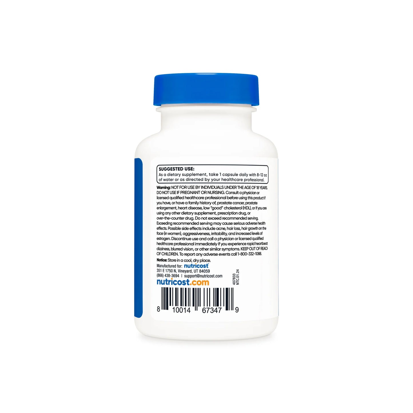 Nutricost Pregnenolone Capsules (120 Capsules)