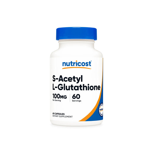 Cápsulas de S-acetil L-glutatión Nutricost (60 cápsulas) 