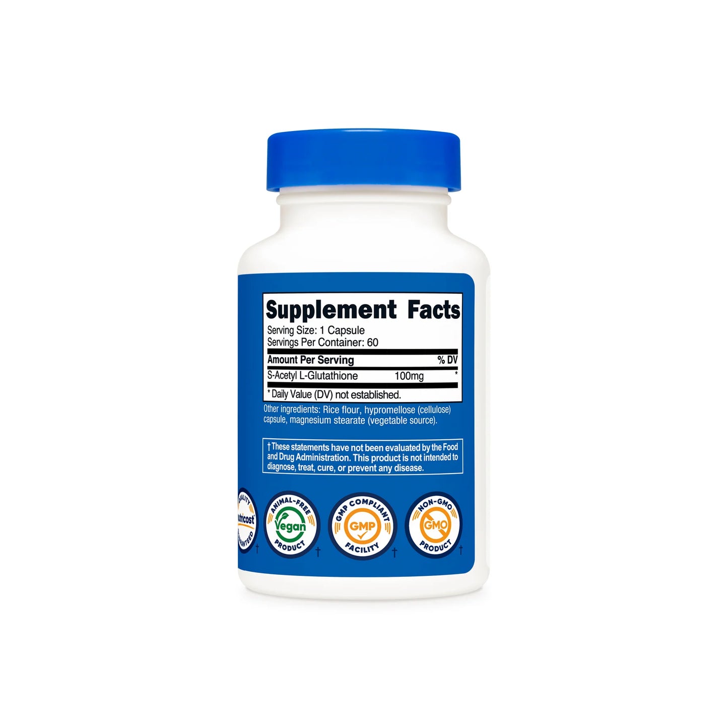 Nutricost S-乙酰基-L-谷胱甘肽胶囊（60粒） 