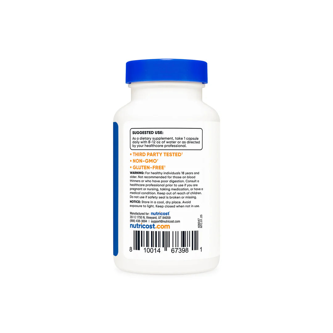 Nutricost Serrapeptase Capsules (120 Capsules)