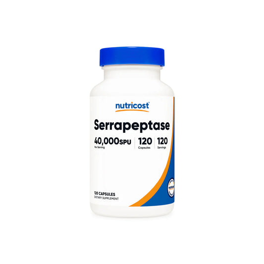 Nutricost Serrapeptase Capsules (120 Capsules)