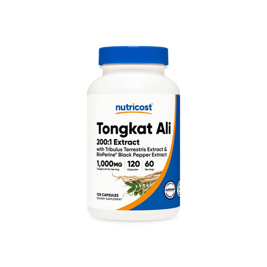 Nutricost Tongkat Ali Capsules (1000 MG) (120 CAPS)