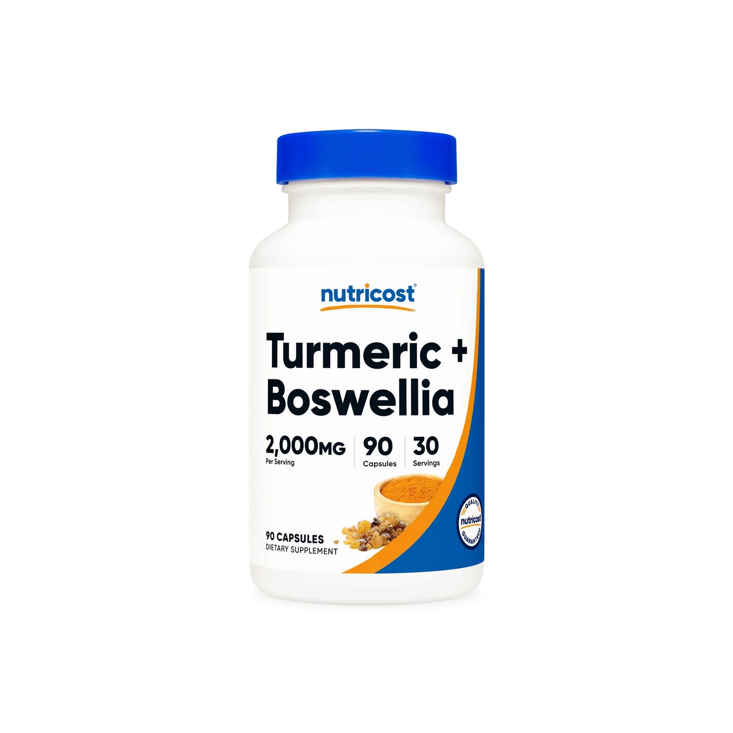 Nutricost Turmeric + Boswellia Capsules (90 Capsules)