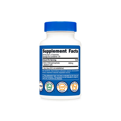 Nutricost Uridine Monophosphate Capsules