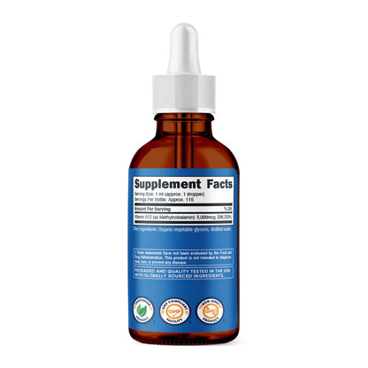 Nutricost 有机维生素 B12（甲基钴胺素）滴剂