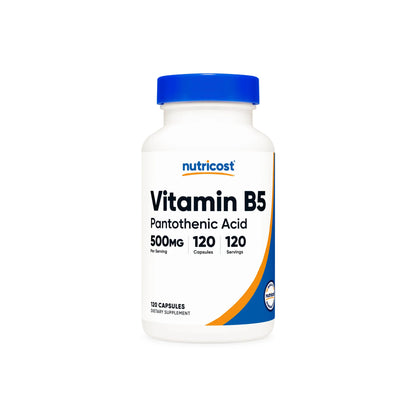 Nutricost Vitamin B5 (Pantothenic Acid) Capsules