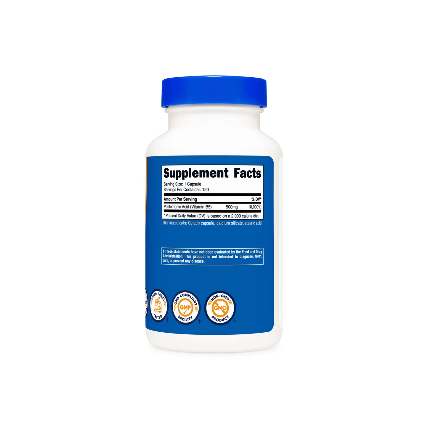 Nutricost Vitamin B5 (Pantothenic Acid) Capsules