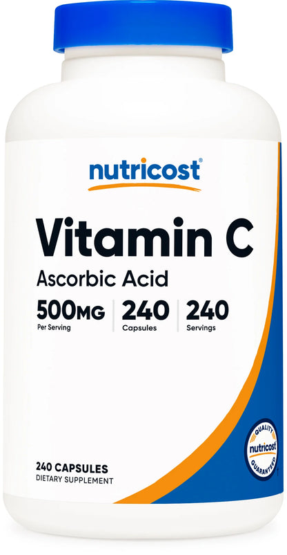 Cápsulas de Vitamina C (500 mg) (240 Cápsulas)