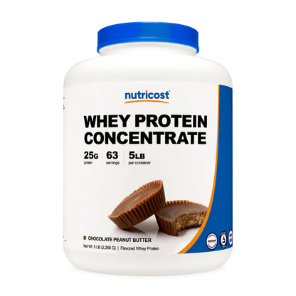 Nutricost Whey Protein Concentrate Powder (5 LB)