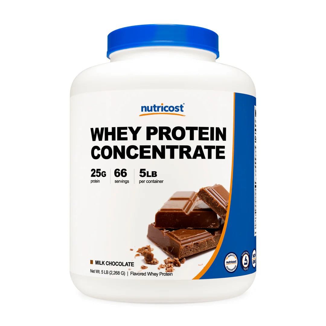 Nutricost Whey Protein Concentrate Powder (5 LB)