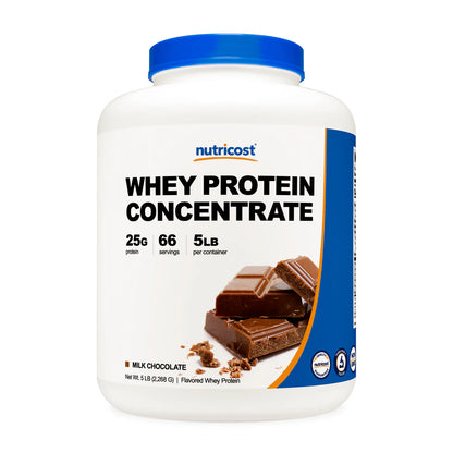 Nutricost Whey Protein Concentrate Powder (5 LB)