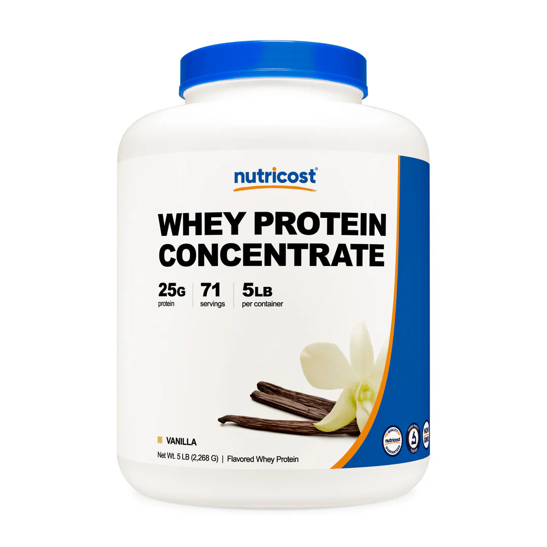 Nutricost Whey Protein Concentrate Powder (5 LB)