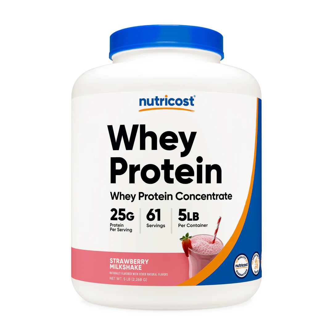 Nutricost Whey Protein Concentrate Powder (5 LB)