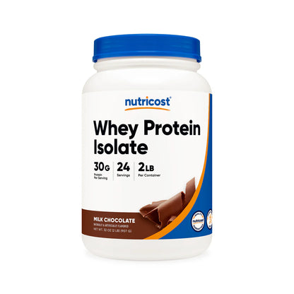 Nutricost Whey Protein Isolate Powder (2 LB)