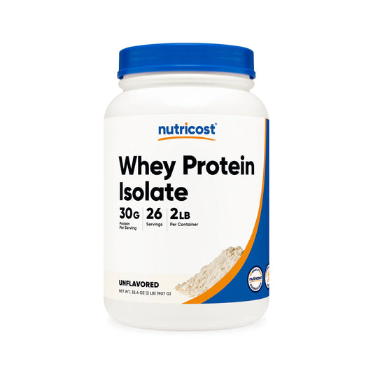 Nutricost Whey Protein Isolate Powder (2 LB)