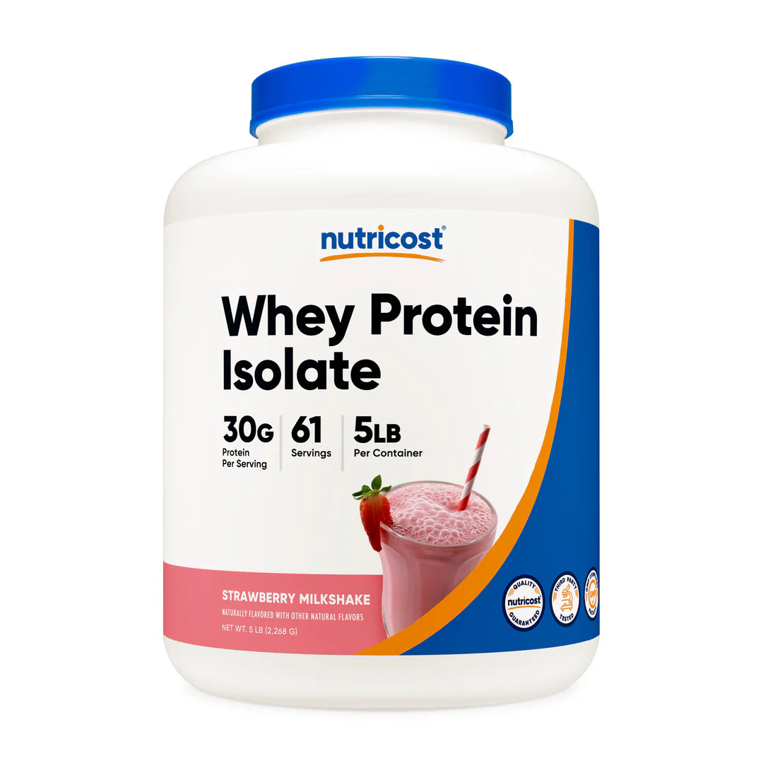 Nutricost Whey Protein Isolate Powder (5 LB)