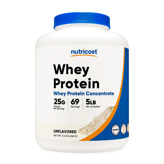 Nutricost Whey Protein Concentrate Powder (5 LB)