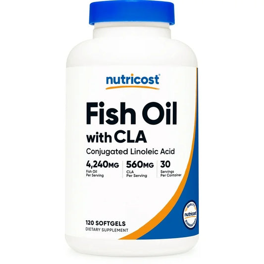 Nutricost Fish Oil with CLA Softgels (120 Softgels)