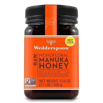 Wedderspoon Miel Manuka KFactor 16 Orgánica