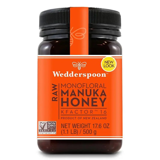 Wedderspoon Organic Manuka KFactor 16 Honey