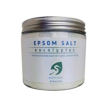 White Egret Pharmaceutical-Grade Epsom Salts (16 oz)