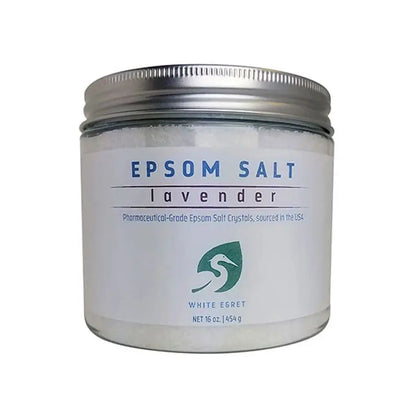 White Egret Pharmaceutical-Grade Epsom Salts (16 oz)