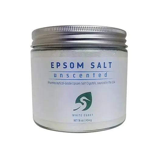 White Egret Pharmaceutical-Grade Epsom Salts (16 oz)