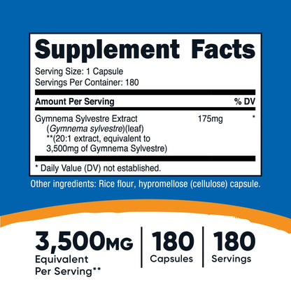 Nutricost Gymnema Sylvestre Extract Capsules