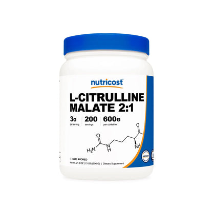 Nutricost L-Citrulline Malate (2:1) Powder (Unflavored)